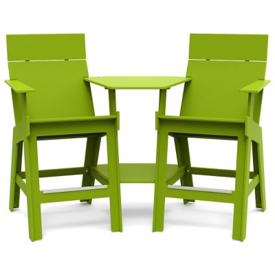 Loll Designs Lollygagger Hi-rise Chair Set with Round Bridge - Color: Green