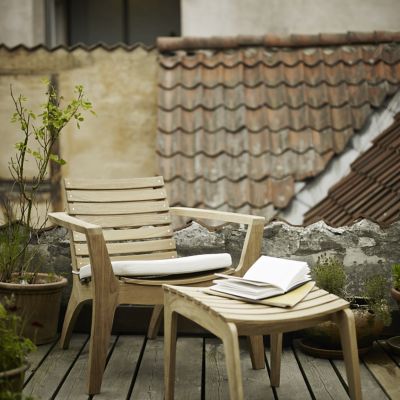 Fritz Hansen (Lightyears) Regatta Outdoor Lounge Chair with Cushion - Color