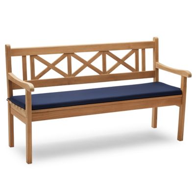 Fritz Hansen (Lightyears) Skagen Outdoor Bench with Cushion - Color: Blue -