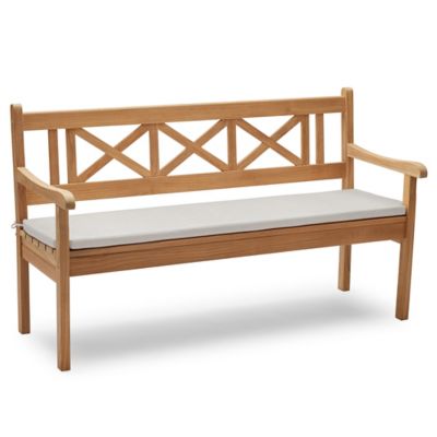 Fritz Hansen (Lightyears) Skagen Outdoor Bench with Cushion - Color: White 