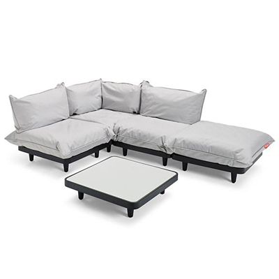 Fatboy Paletti Outdoor 4 Piece Modular Sectional Sofa - Color: Grey - PCS-T