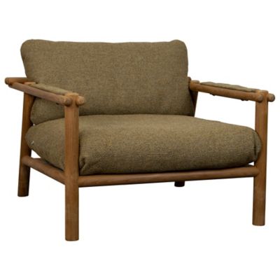 Cane-line Sticks Outdoor Lounge Chair - Color: Brown - 54812T | 54812Y150