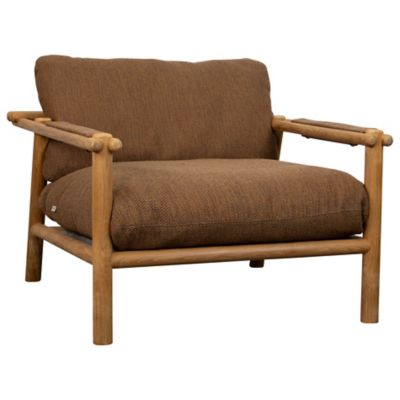 Cane-line Sticks Outdoor Lounge Chair - Color: Brown - 54812T | 54812Y151