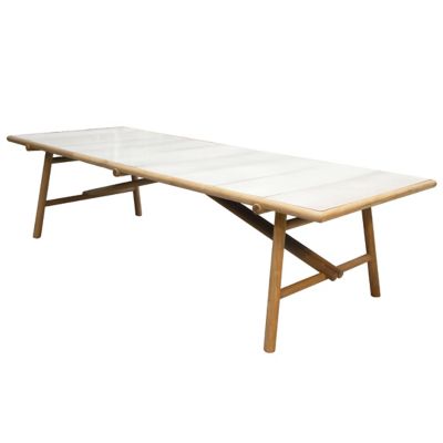 Cane-line Sticks Outdoor Dining Table - Color: Grey - 50811T | P280X100LGSA