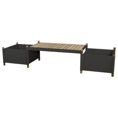 G2526101 Cane-line Sticks Outdoor Planter Bench - Color: Gr sku G2526101