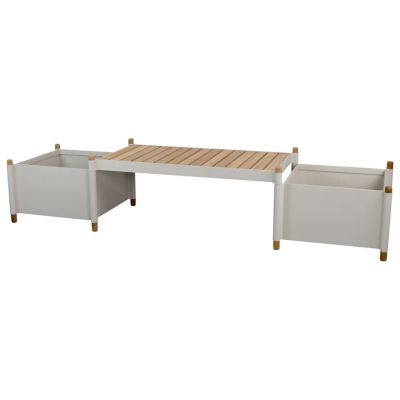 G2526102 Cane-line Sticks Outdoor Planter Bench - Color: Gr sku G2526102