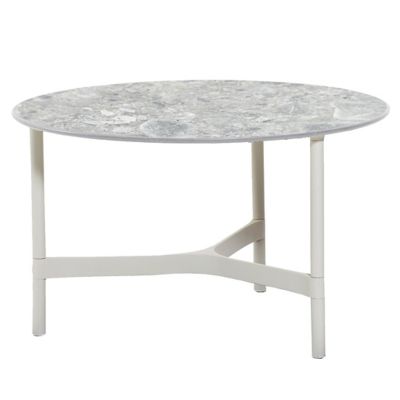 Cane-line Twist Outdoor Medium Coffee Table - Color: Grey - P70COMC | 5011A