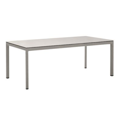 Cane-line Drop Outdoor Dining Table - Color: Cream - 50506AT | P200X100CTS