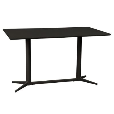 Cane-line Drop Outdoor Cafe Rectangular Table - Color: Grey - P130X75AL | 5