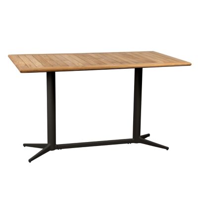 Cane-line Drop Outdoor Cafe Rectangular Table - Color: Grey - 50408AL | P13