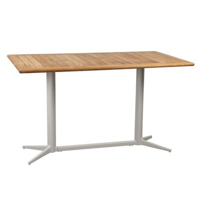 Cane-line Drop Outdoor Cafe Rectangular Table - Color: White - 50408ASA | P