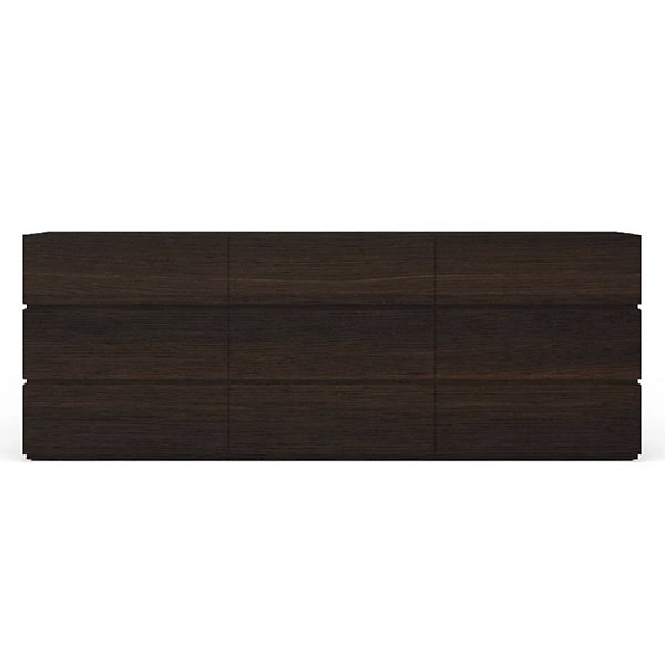 People 9 Drawer Dresser with Spacers - Color: Brown - Pianca 140-10000-0240-34