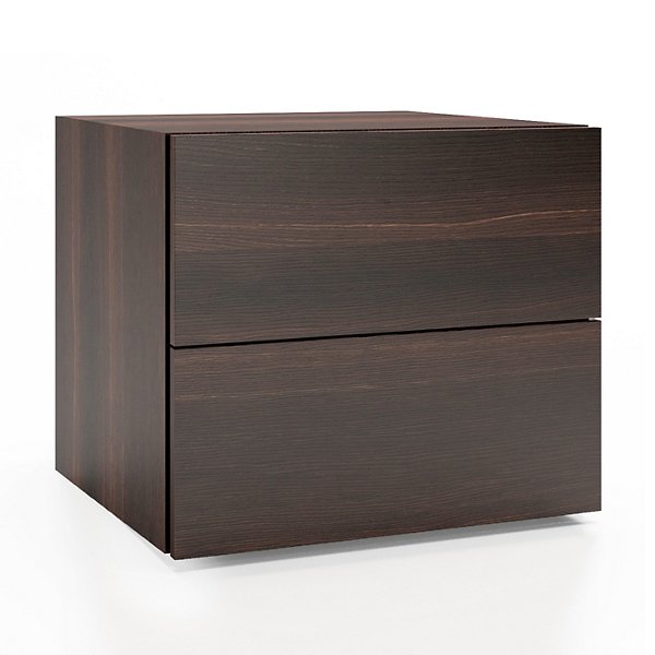 People 2 Drawer Nightstand - Color: Brown - Size: Small - Pianca 140-10000-0240-22