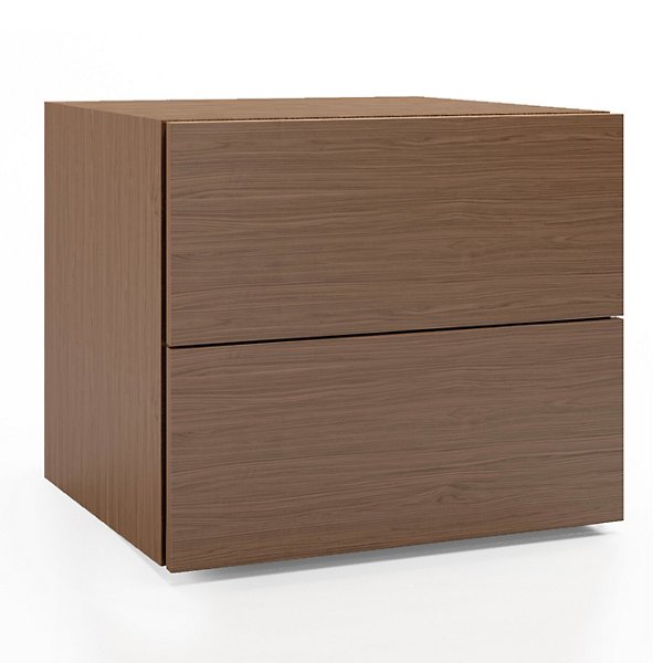 People 2 Drawer Nightstand - Color: Brown - Size: Small - Pianca 140-10000-0240-23