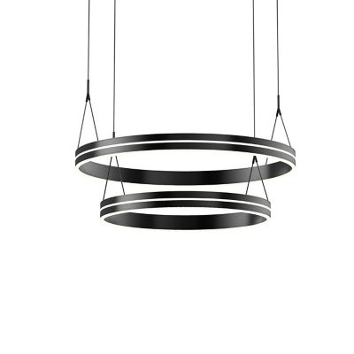 Athena LED Double Ring Pendant