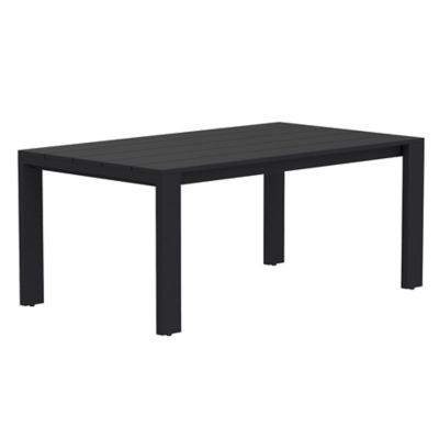 Point Luna Bethune Outdoor Dining Table - Color: Black - Size: Large - 1095