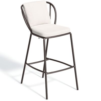 POI2478594 Alder & Ore Braga Outdoor Bar Chair - Color: Black sku POI2478594