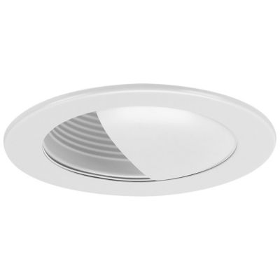 Huxe Teagan 4 Recessed Wall Washer Trim - Color: White - Size: 1 lig