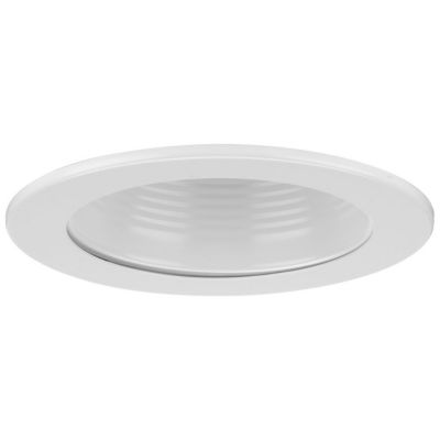 Huxe Teagan 4 Recessed Step Baffle Trim - Color: White - Size: 1 lig