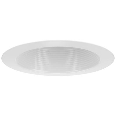 Huxe Teagan 6 Recessed Splay Baffle Trim - Color: White - Size: 1 li