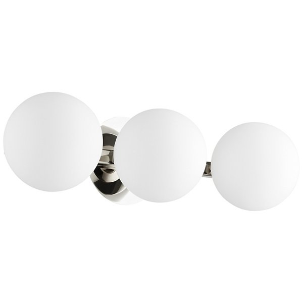 Quorum International Globe Vanity Light No. 539 - Color: Silver - Size: 3 l