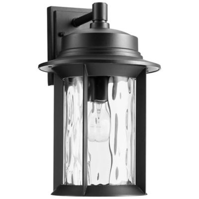 Quorum International Charter Outdoor Wall Sconce - Color: Black - Size: Med