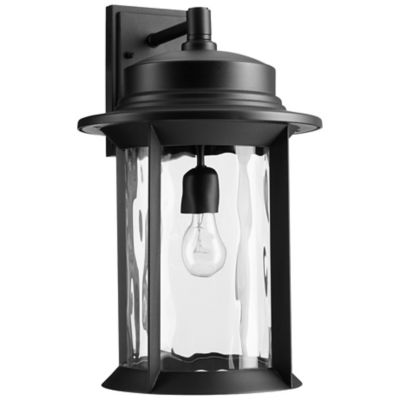 Quorum International Charter Outdoor Wall Sconce - Color: Black - Size: Sma