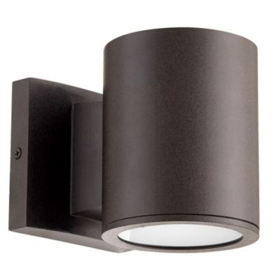 Cylinder LED Outdoor Wall Sconce - Color: Bronze - Size: 1 light - Quorum International 920-86