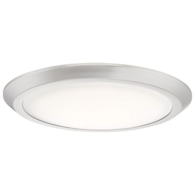 Quoizel Verge LED Flushmount Light in Silver, Size: Large