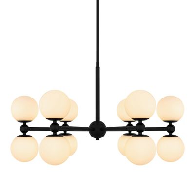 Quoizel Elser Chandelier in Black