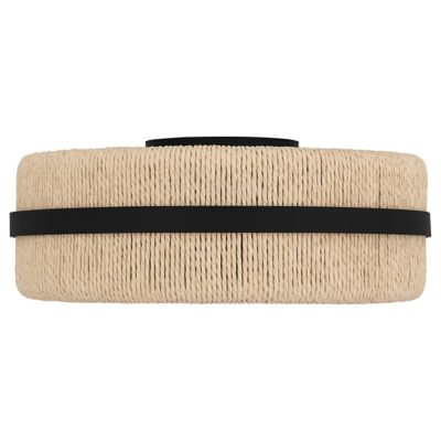Quoizel Maeve Flushmount Light in Black