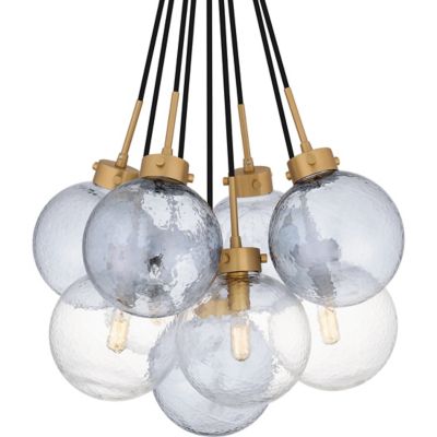 Quoizel Soiree Multi-Light Pendant Light in Brass, Size: 4 light