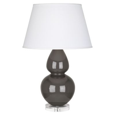 Robert Abbey Double Gourd Table Lamp in White
