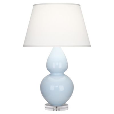 Robert Abbey Double Gourd Table Lamp in White