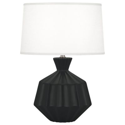 Robert Abbey Small Orion Table Lamp in Black