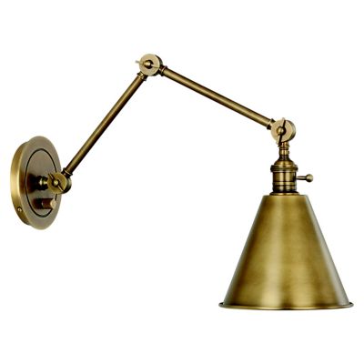 Robert Abbey Alloy Wall Sconce - Color: Gold - Size: 1 light - 2418