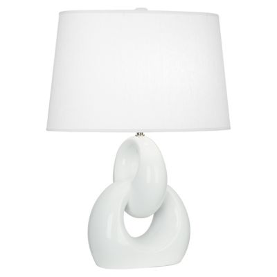 Robert Abbey Fusion Table Lamp - Color: White - LY981