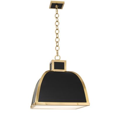 Robert Abbey Ranger Pendant Light - Color: Black - Size: 3 light - 1444