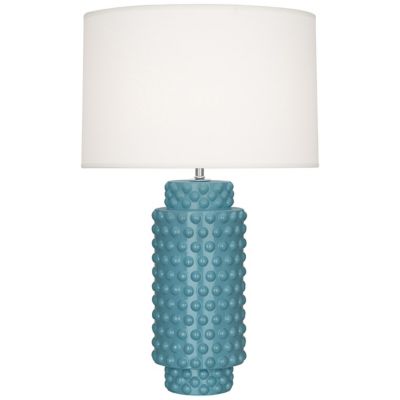 Robert Abbey Dolly Table Lamp - Color: Turquoise - Size: 1 light - OB800