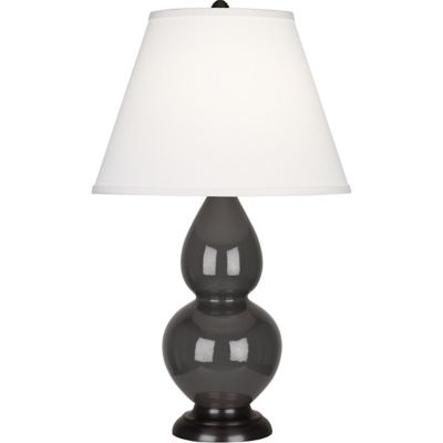 Robert Abbey Double Gourd Accent Table Lamp - Color: Grey - Size: 1 light -