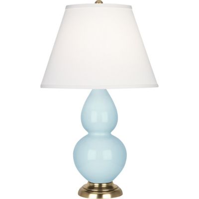 Robert Abbey Double Gourd Accent Table Lamp - Color: Blue - Size: 1 light -