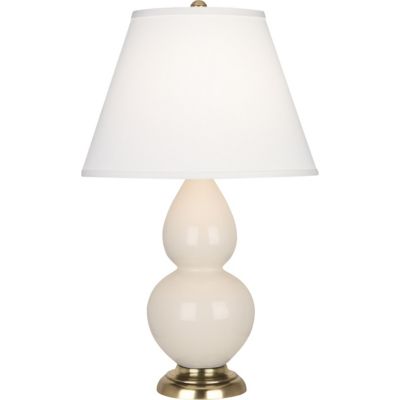 Robert Abbey Double Gourd Accent Table Lamp - Color: Cream - Size: 1 light 