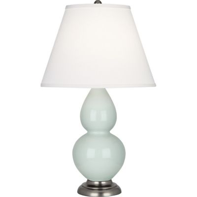 Robert Abbey Double Gourd Accent Table Lamp - Color: White - Size: 1 light 