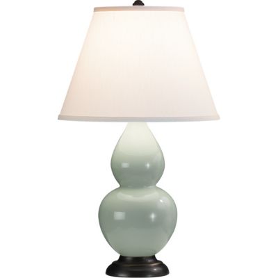 Robert Abbey Double Gourd Accent Table Lamp - Color: White - Size: 1 light 