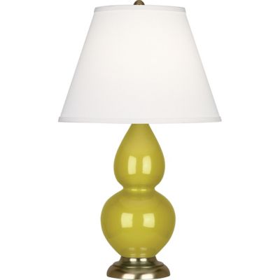 Robert Abbey Double Gourd Accent Table Lamp - Color: Yellow - Size: 1 light