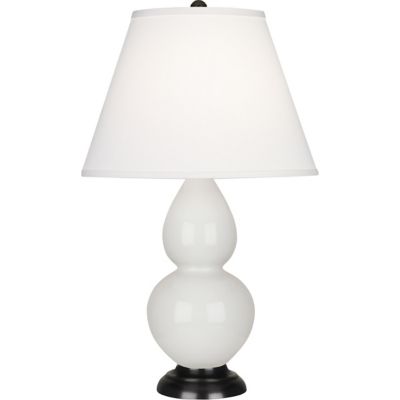 Robert Abbey Double Gourd Accent Table Lamp - Color: White - Size: 1 light 