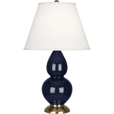 Robert Abbey Double Gourd Accent Table Lamp - Color: Blue - Size: 1 light -