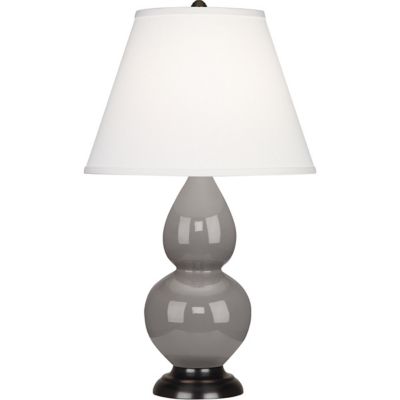 Robert Abbey Double Gourd Accent Table Lamp - Color: Grey - Size: 1 light -