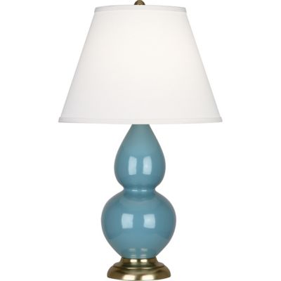 Robert Abbey Double Gourd Accent Table Lamp - Color: Blue - Size: 1 light -