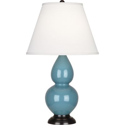 Robert Abbey Double Gourd Accent Table Lamp - Color: Blue - Size: 1 light -